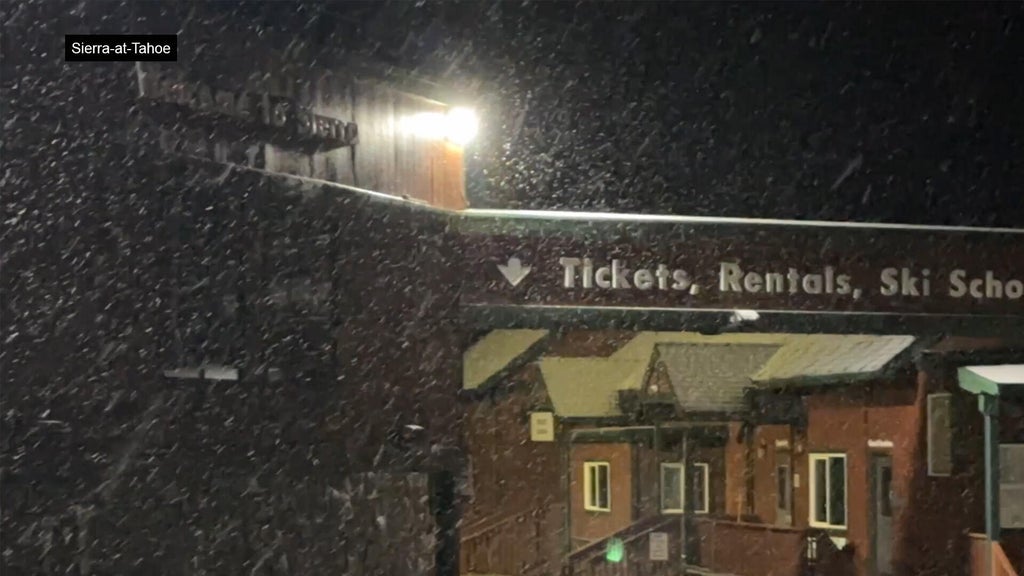 Northern California Sierra sees some early-season snow — CBS Bay Area (KPIX), Orono Sports news