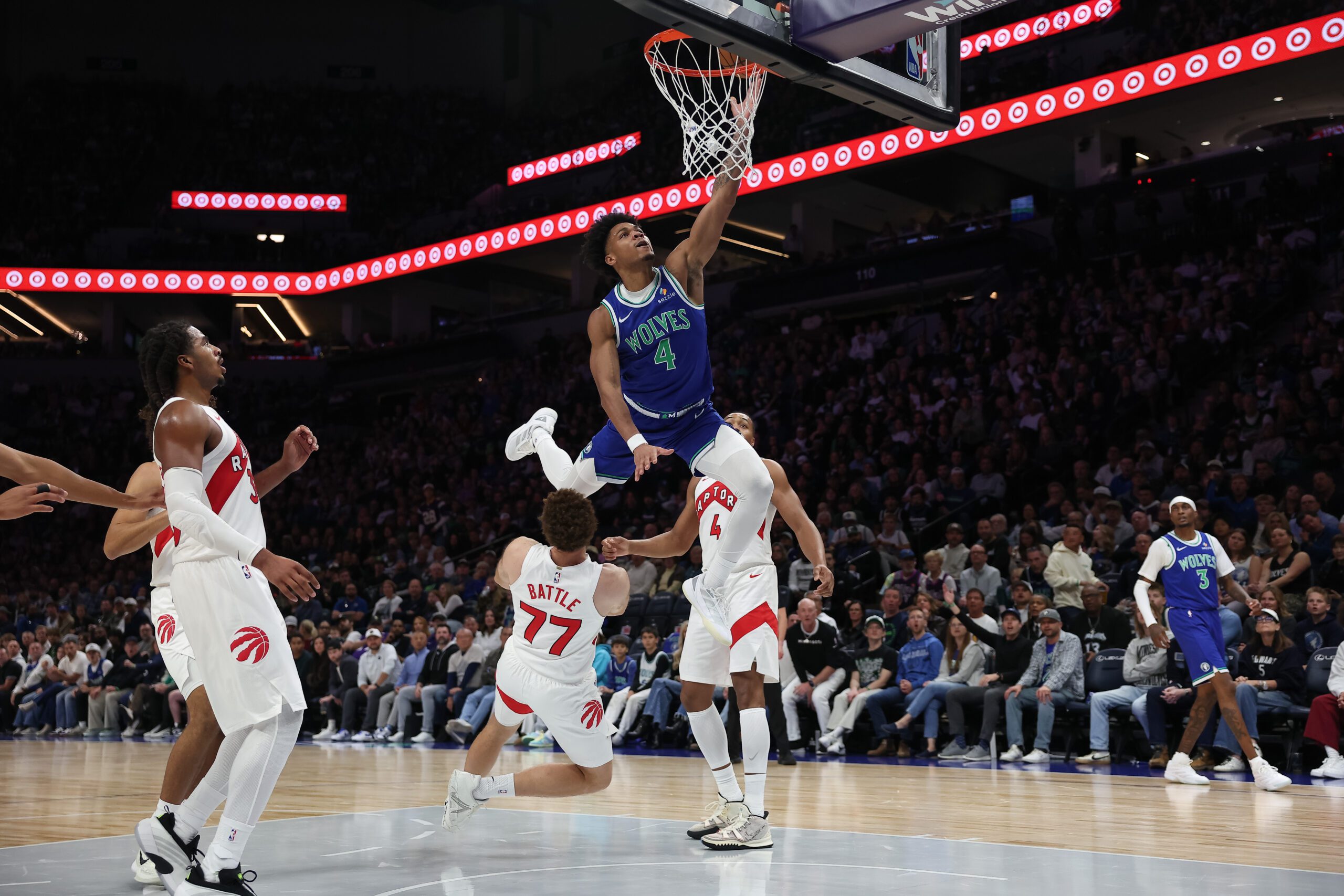Timberwolves stay unbeaten with 117-94 win over Raptors in home opener — KSTP 5, Orono Sports news