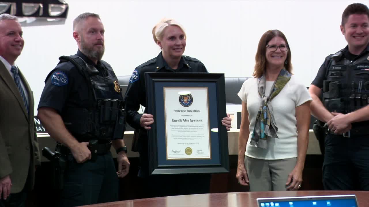 Roseville Police Department becomes first state-accredited agency, chief touts immediate impact — KSTP 5, Orono Government news