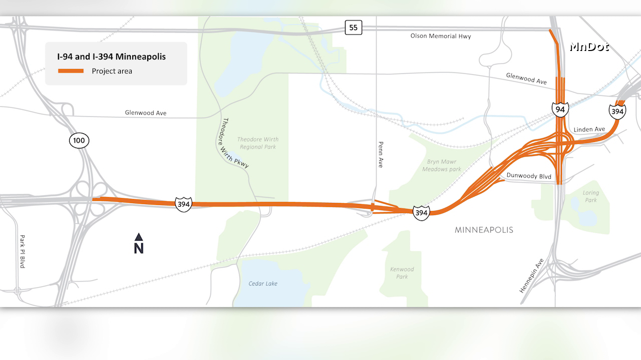 Eastbound I-394 in Minneapolis closing all weekend for highway repairs — KSTP 5, Orono Business news