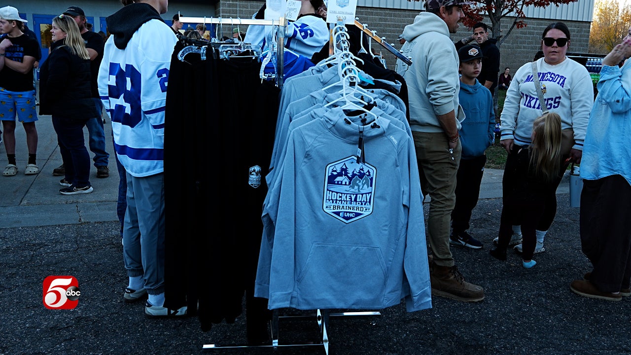 Brainerd celebrates 100 days until Hockey Day Minnesota — KSTP 5, Orono Schools news