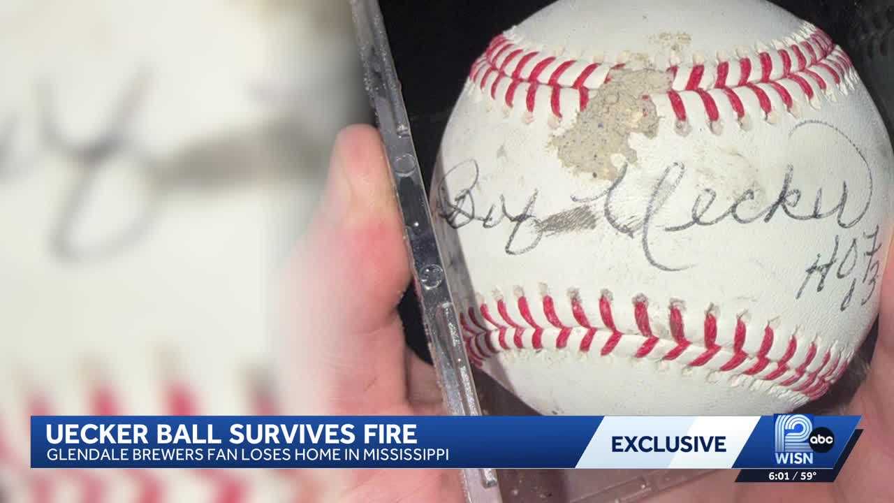 Cherished baseball signed by Bob Uecker survives Mississippi fire — WISN 12 Milwaukee, Orono Community news