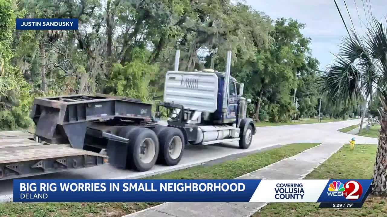 DeLand-area neighbors raise concerns about truck traffic on Marsh Road — WESH 2 Orlando, Orono Real Estate news
