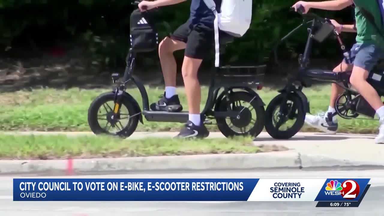 Oviedo city council to vote on micromobility rules to improve sidewalk safety — WESH 2 Orlando, Orono Government news