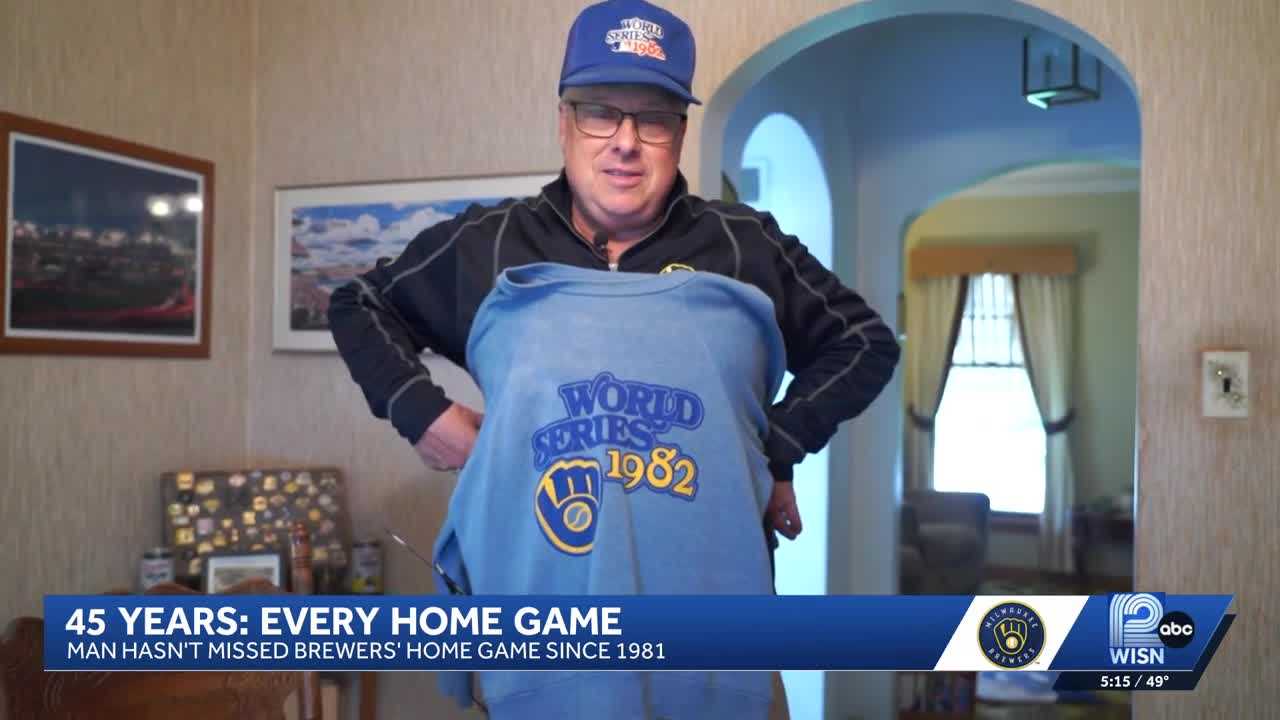 He hasn't missed a game since 1981, now he's hoping for a World Series win — WISN 12 Milwaukee, Orono Sports news