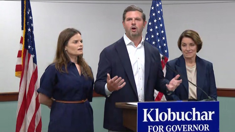 Parents of Harper Moyski backing Amy Klobuchar for governor — KARE 11 Local, Orono Community news