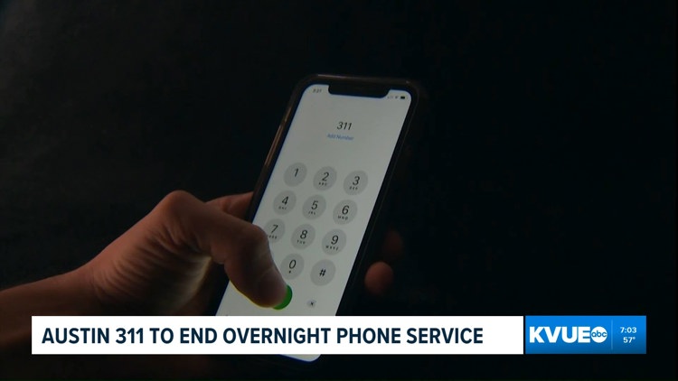 Austin 311 non-emergency call center to close overnight service starting Nov. 1 — KVUE (Austin), Orono Community news