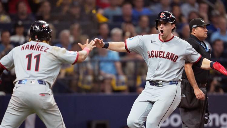 Chase DeLauter and José Ramírez lead the Guardians to a 7-3 win over the Rays in Game 1 of the ALCS — WTSP Sports Tampa Bay, Orono Sports news